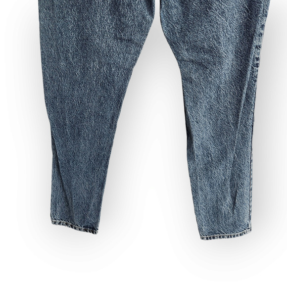 Zara 80s Inspired High Waisted Acid Washed Mom Jeans 6 - Picture 6 of 8